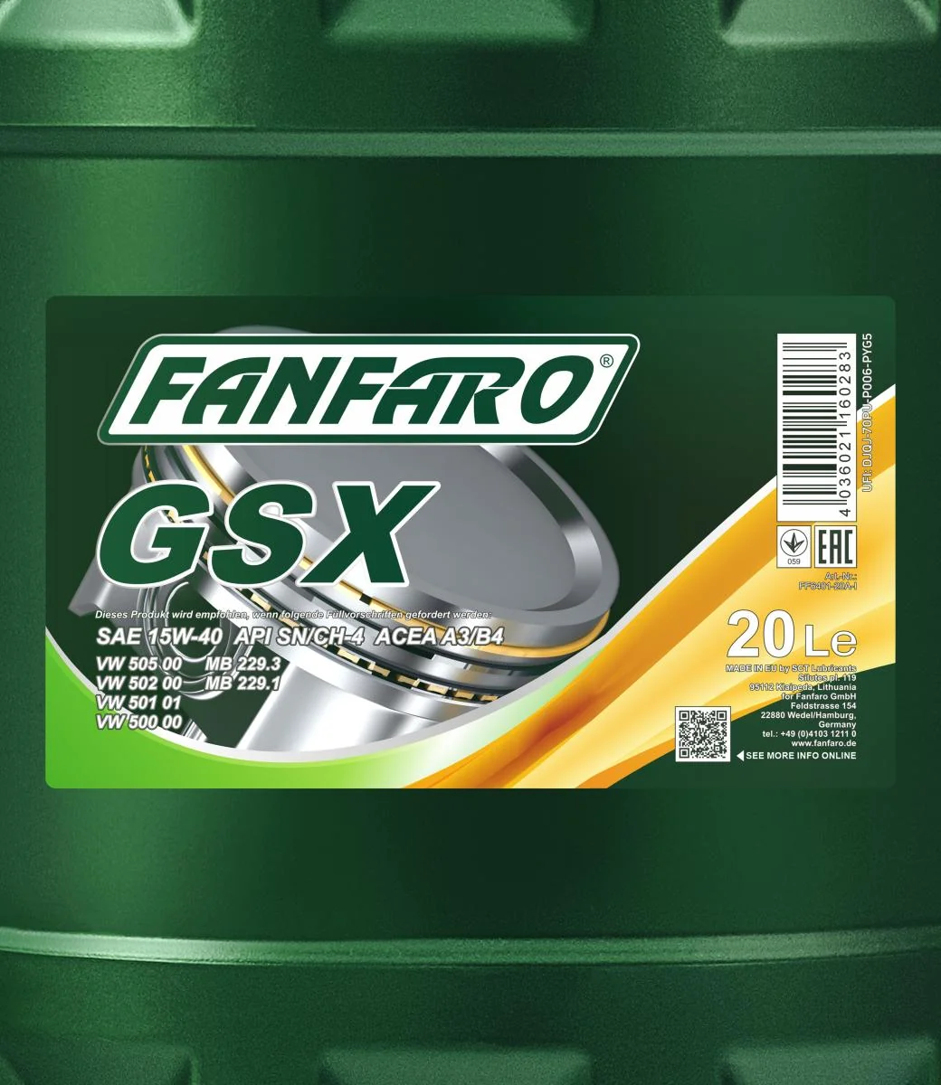 FANFARO - FF640120 - GSX 15W-40 20L
