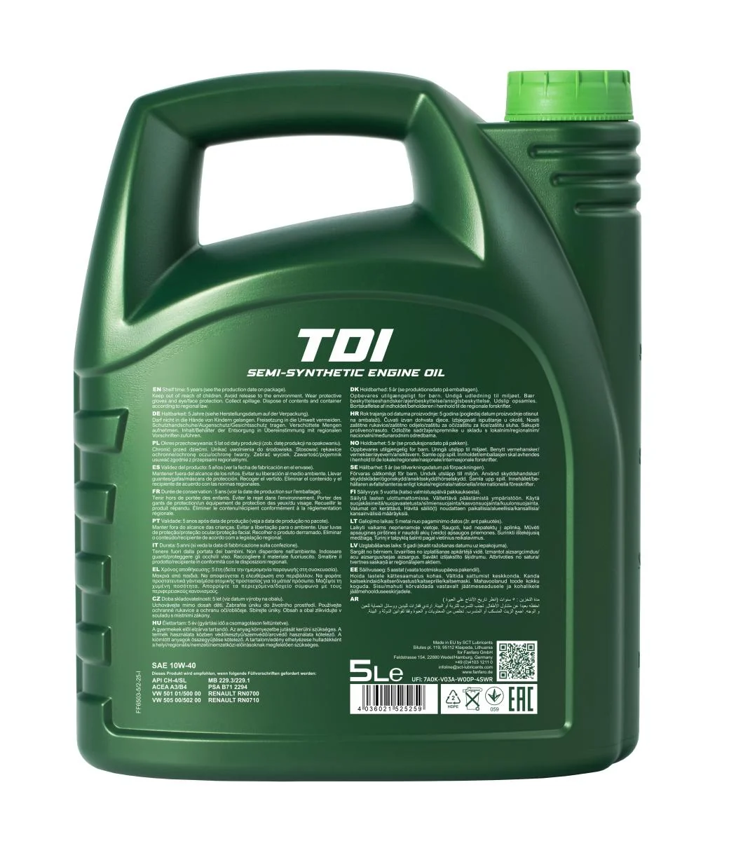 FANFARO - FF65035 - TDI 10W-40 5L