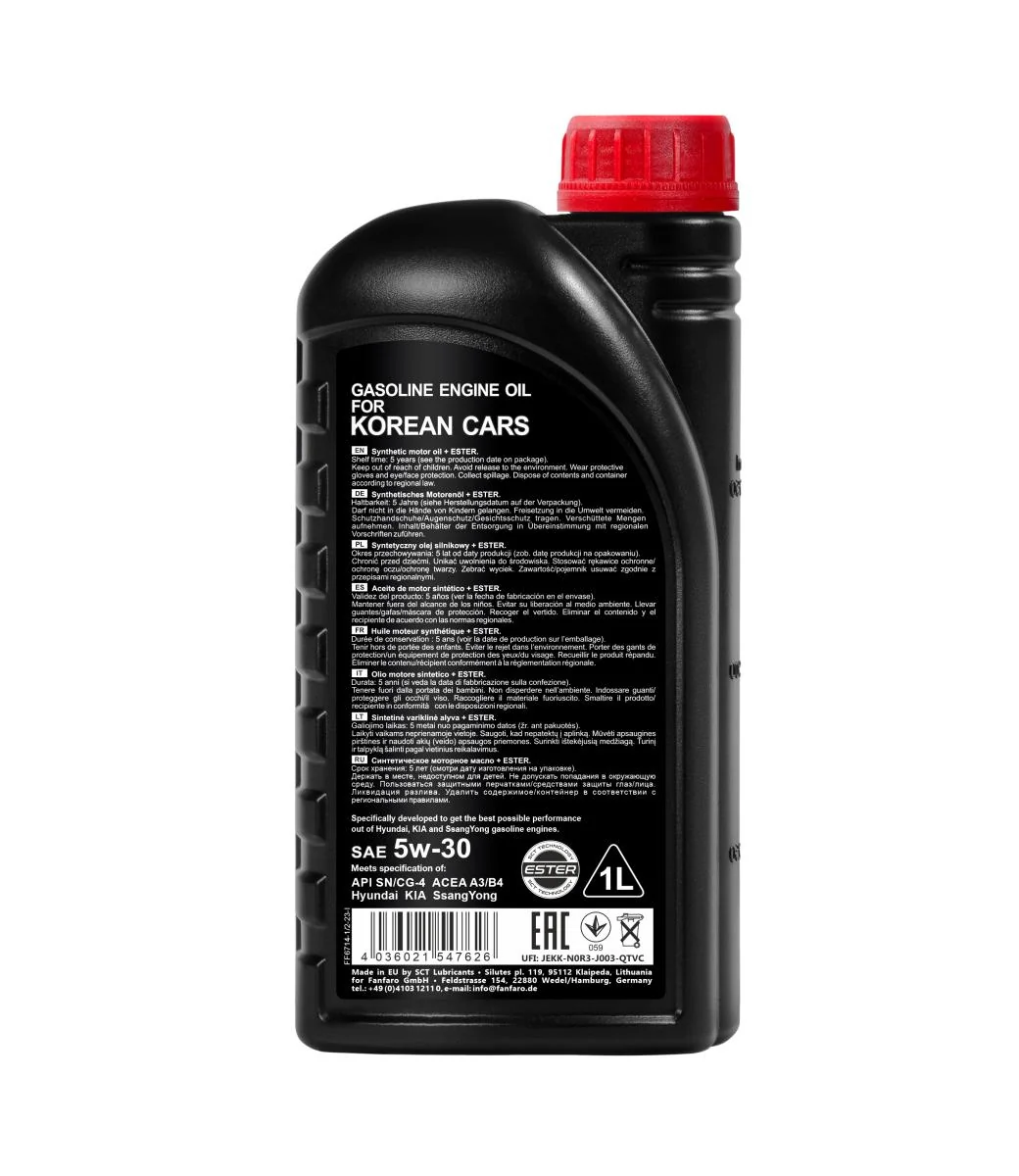 FANFARO - FF67141 - For Korean Cars 5W-30 1L