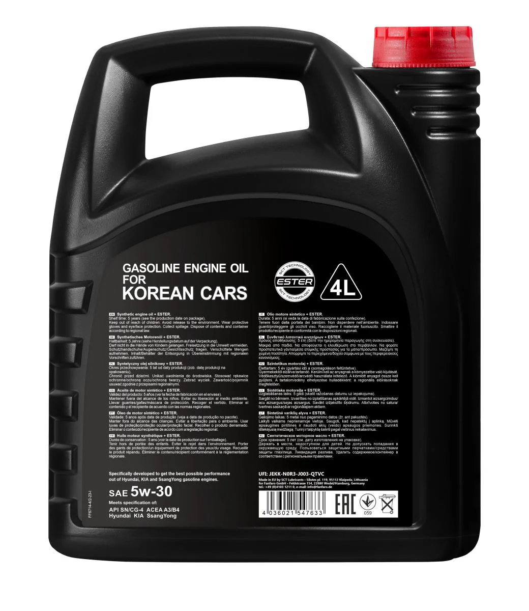 FANFARO - FF67144 - For Korean Cars 5W-30 4L