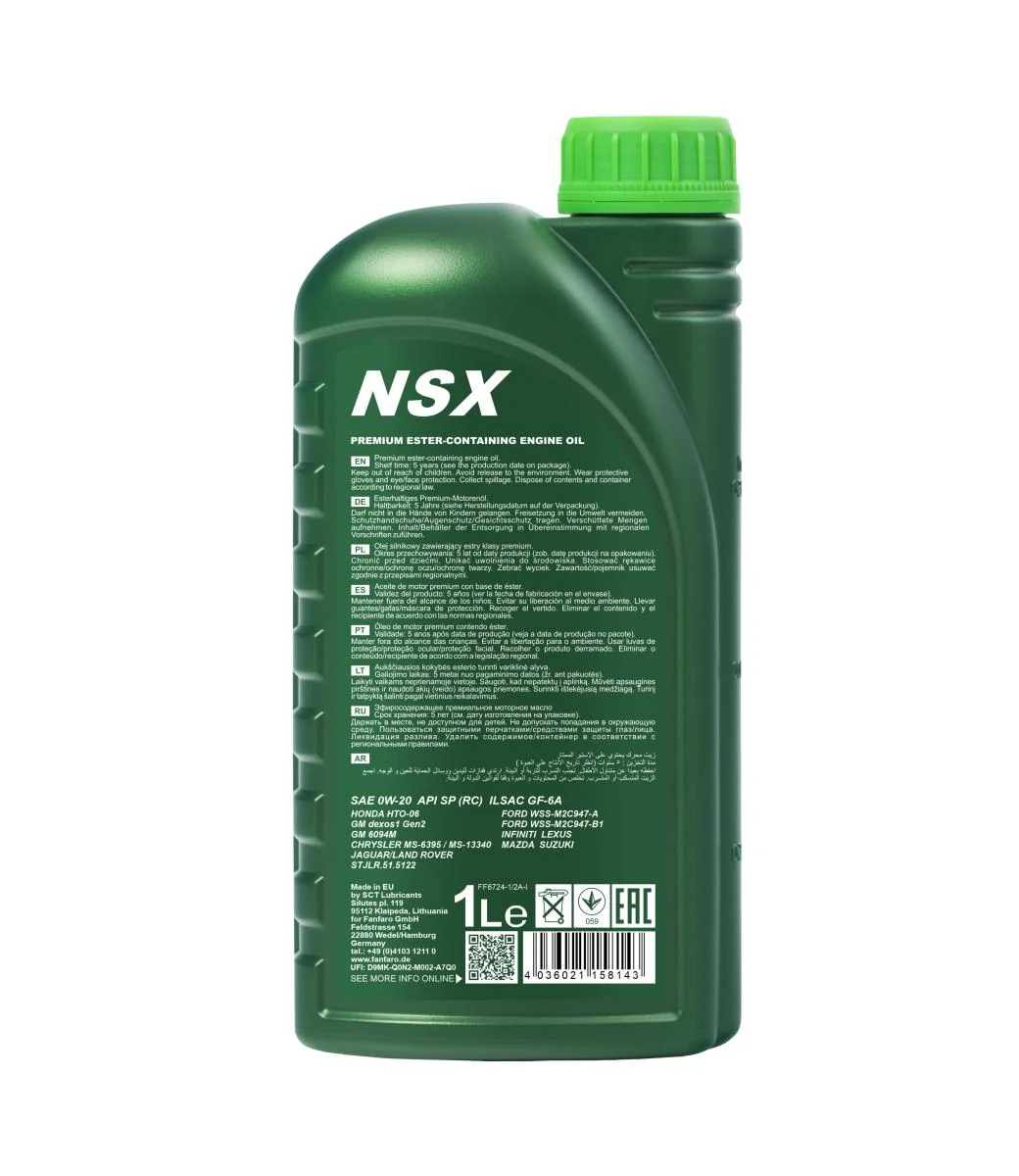 FANFARO - FF67241 - NSX 0W-20 1L