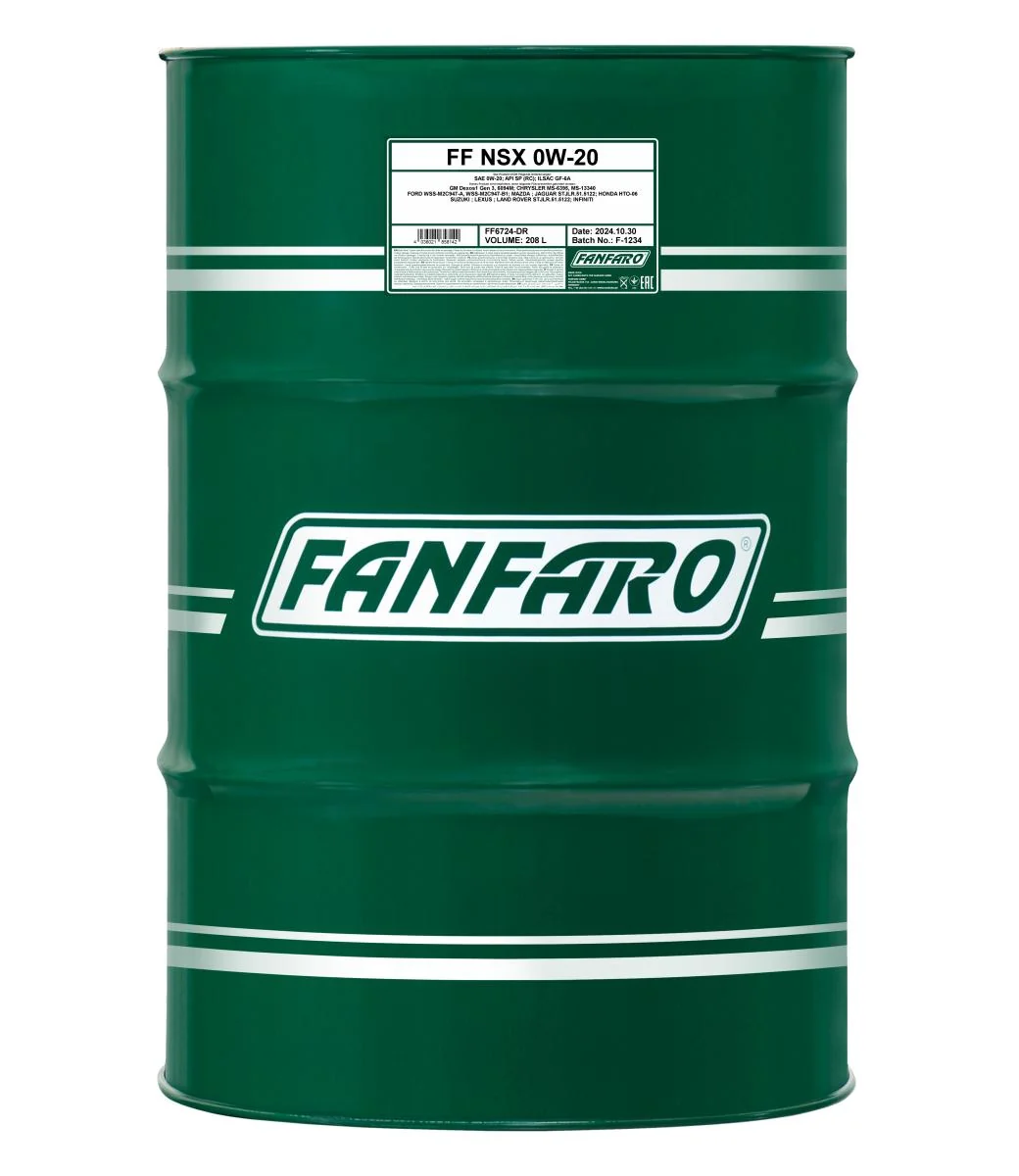 FANFARO - FF6724DR - NSX 0W-20 208L