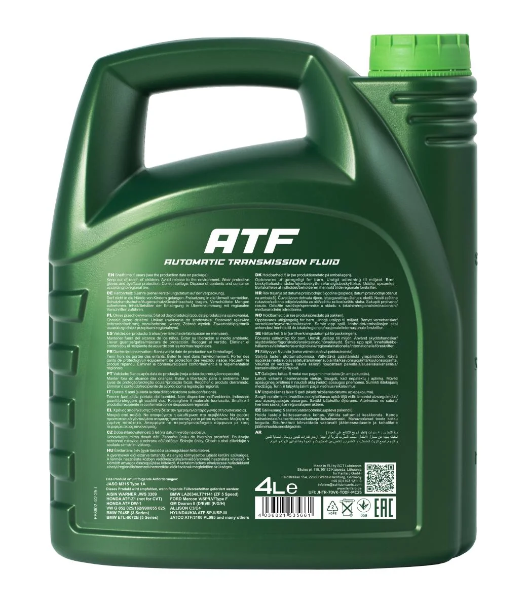 FANFARO - FF86024 - ATF Universal Full Synthetic 4L