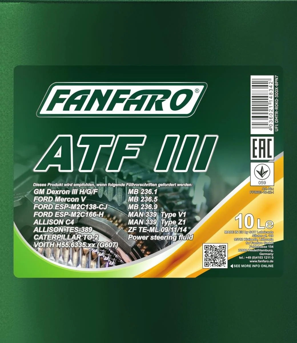 FANFARO - FF860310 - ATF III 10L
