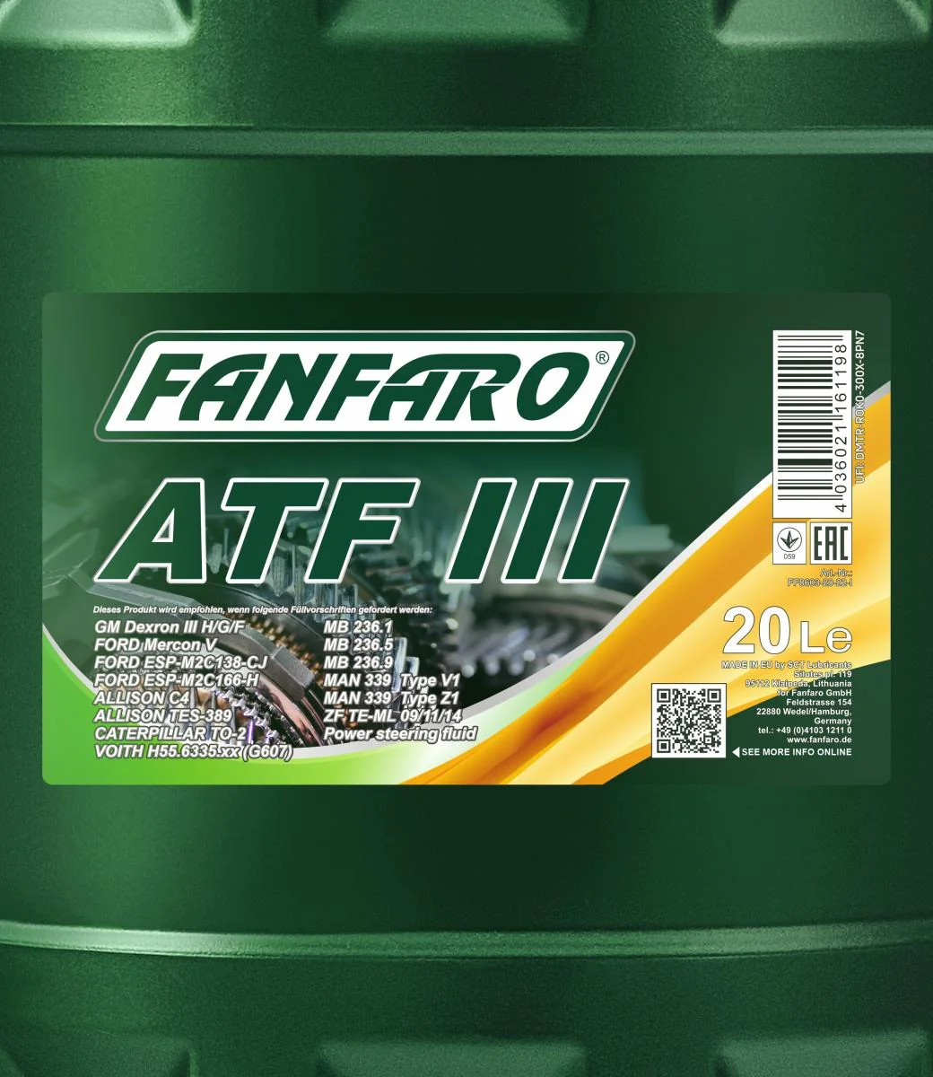 FANFARO - FF860320 - ATF III 20L