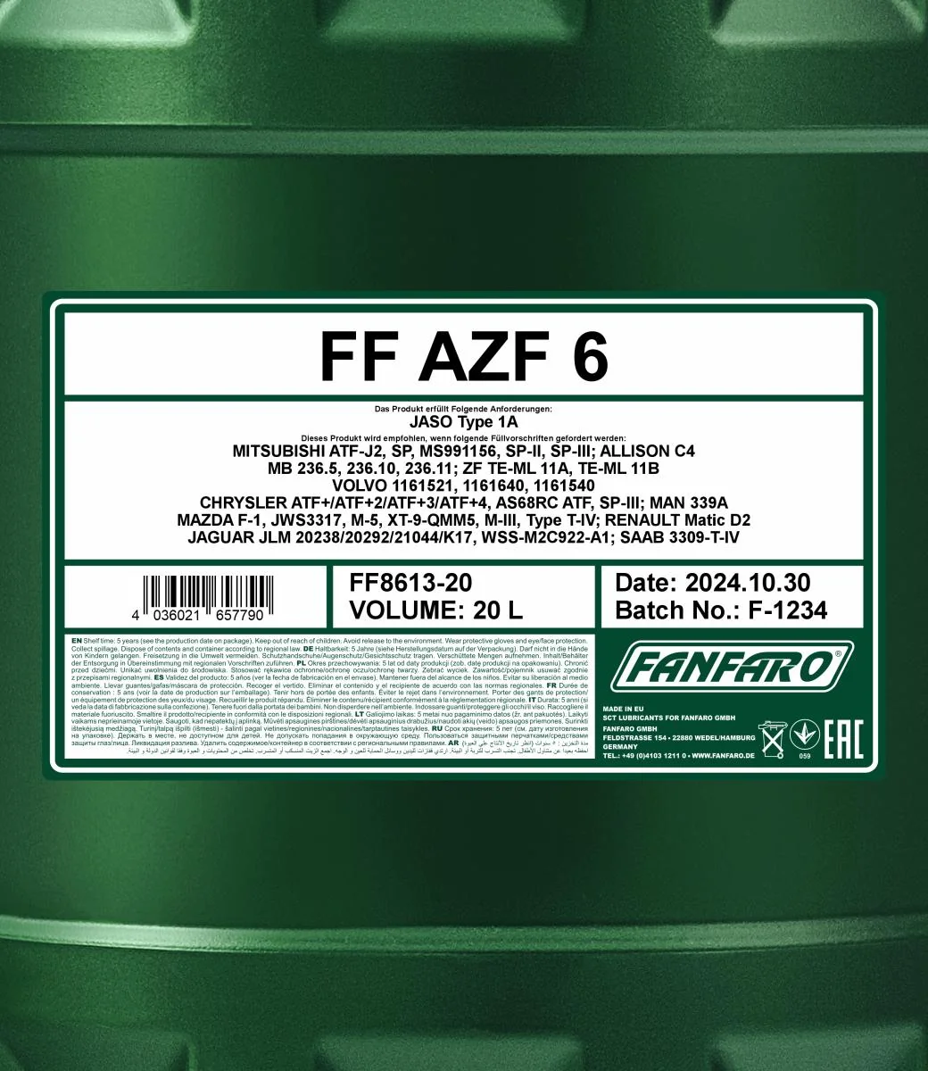 FANFARO - FF861320 - AZF 6 20L