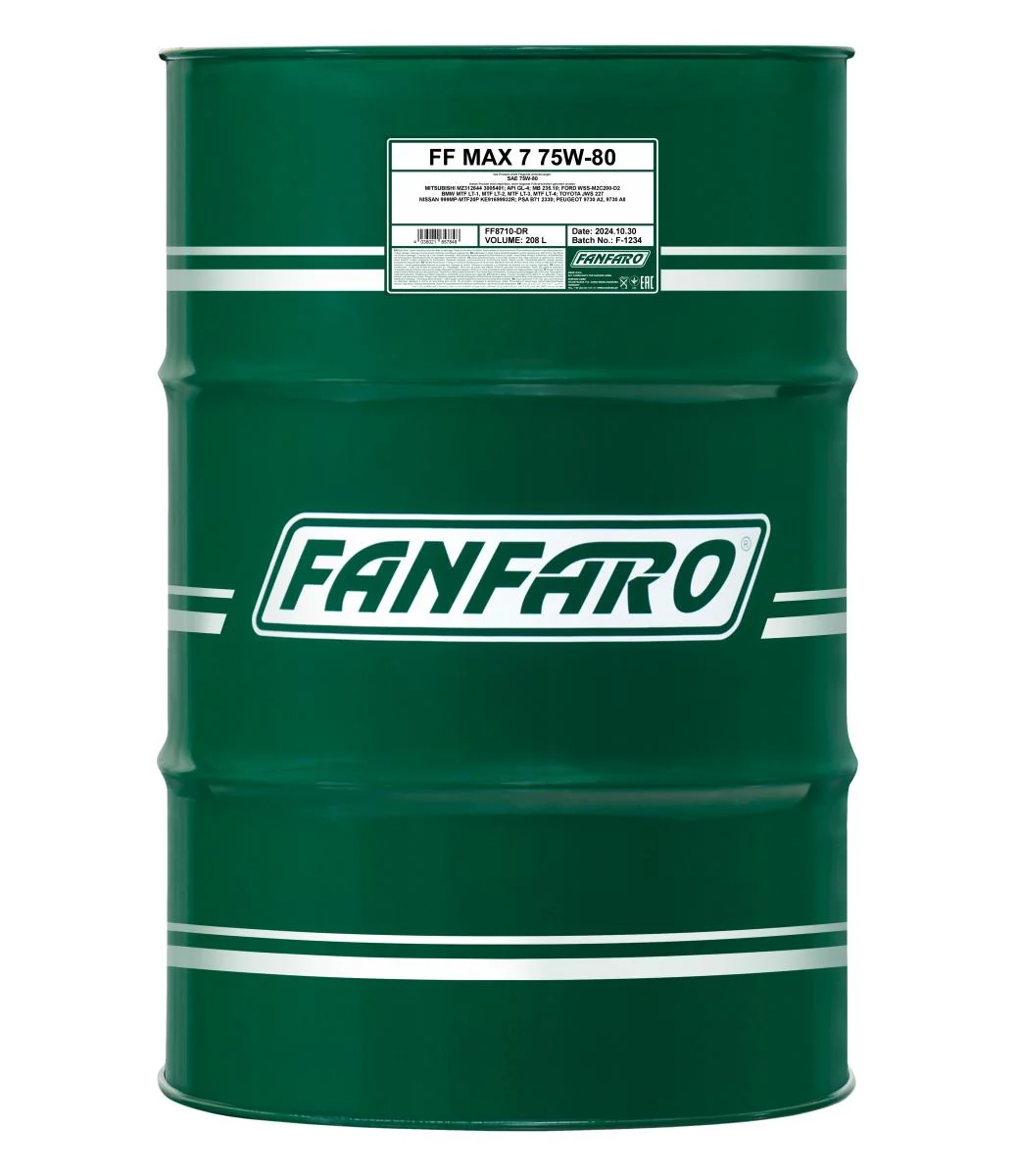 FANFARO - FF8710DR - MAX 7 SAE 75W-80 208L