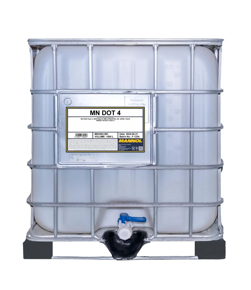 MANNOL® - MN3002IBC - Brake Fluid DOT-4 3002 1000L