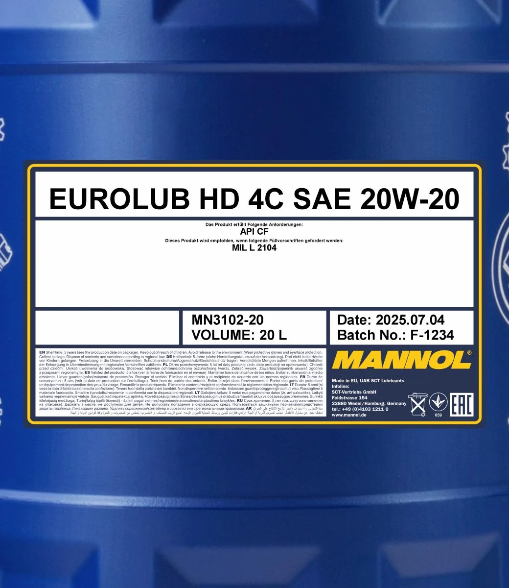 MANNOL® - MN310220 - Multifunction Oil 20L