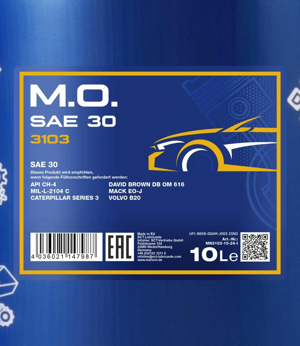 MANNOL® - MN310310 - M.O. SAE 30 3103 10L