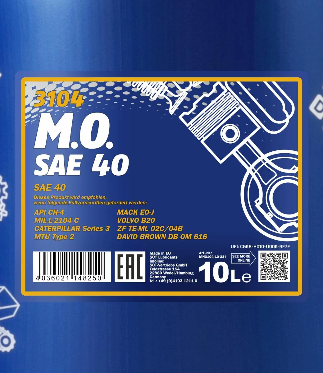 MANNOL® - MN310410 - M.O. SAE 40 3104 10L