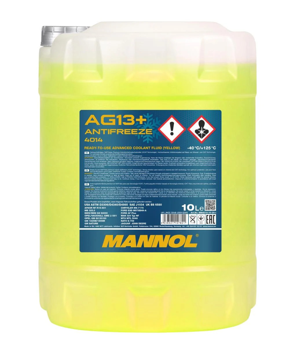 MANNOL® - MN401410 - Antifreeze AG13+ (-40) Advanced 10L