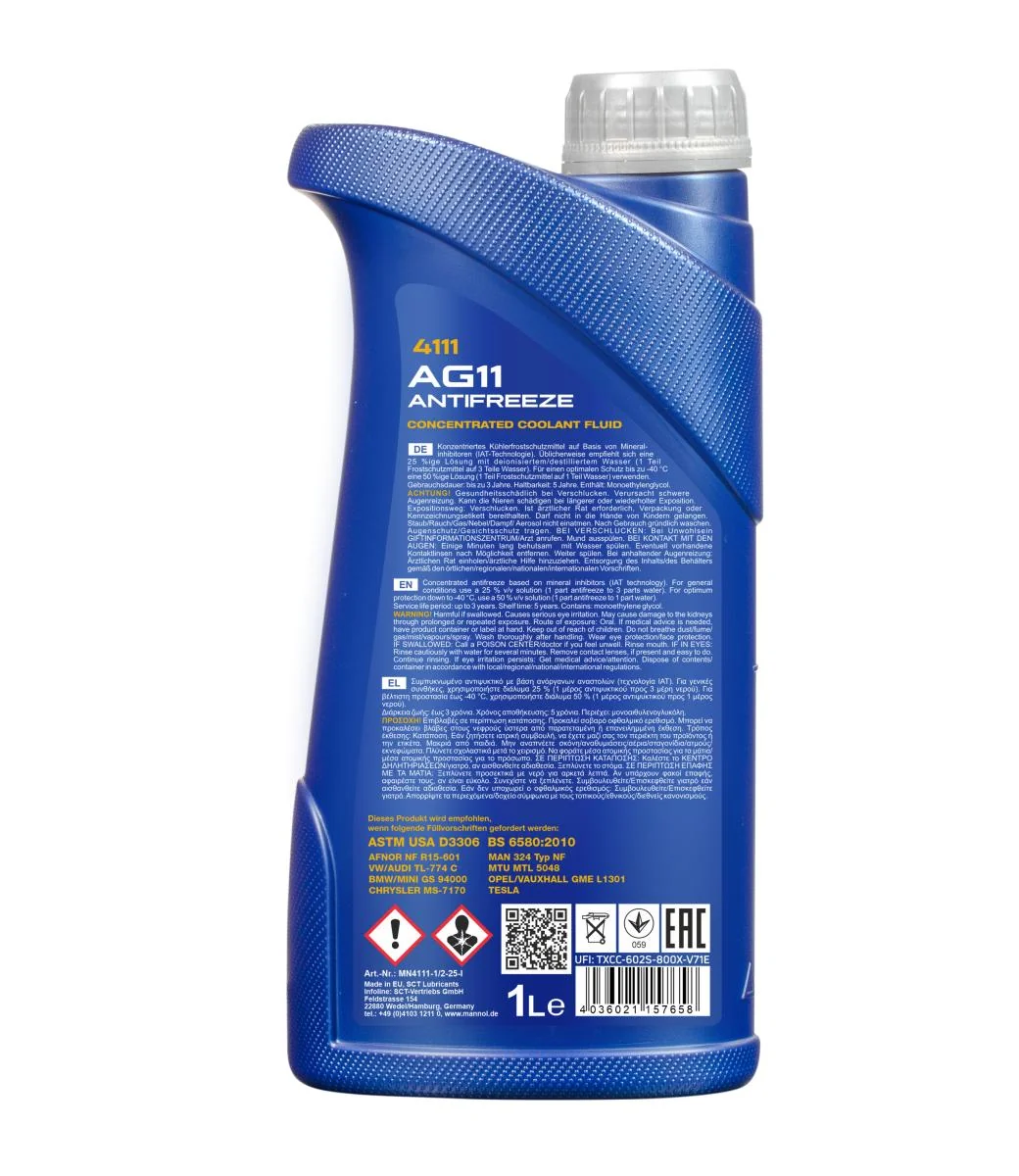 MANNOL® - MN41111 - Antifreeze AG11 Longterm 1L