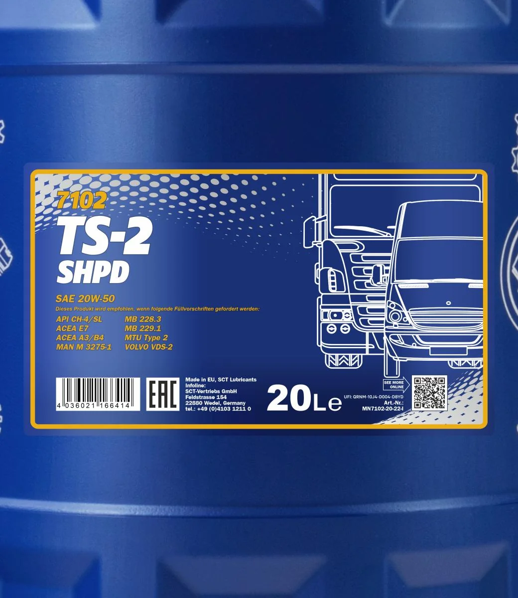 MANNOL® - MN710220 - TS-2 SHPD 20W-50 20L