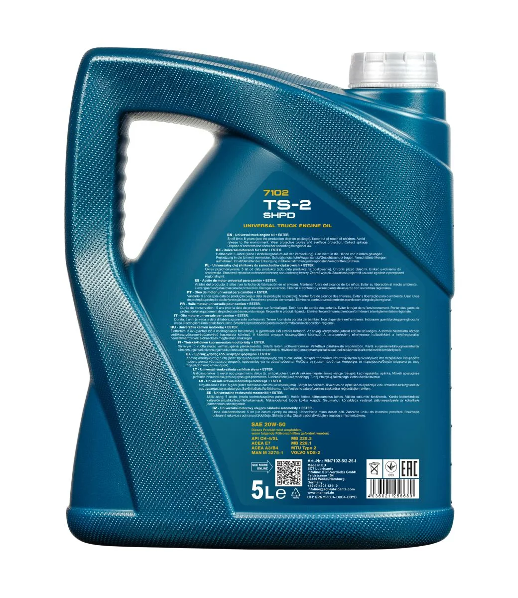 MANNOL® - MN71025 - TS-2 SHPD 20W-50 5L