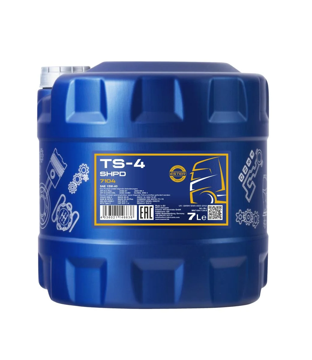 MANNOL® - MN71047 - TS-4 SHPD 15W-40 Extra 7L