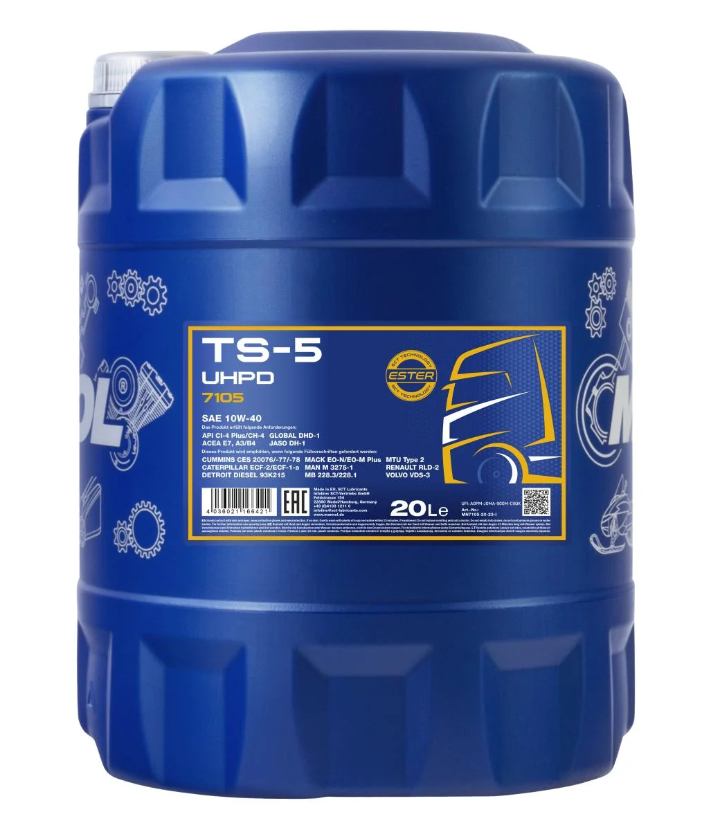 MANNOL® - MN710520 - TS-5 UHPD 10W-40 20L