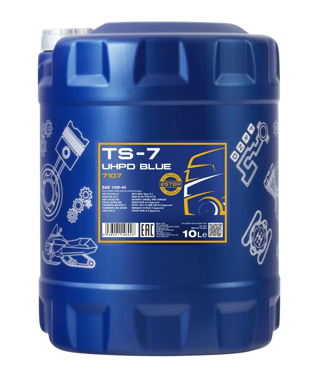 MANNOL® - MN710710 - TS-7 UHPD 10W-40 Blue 10L