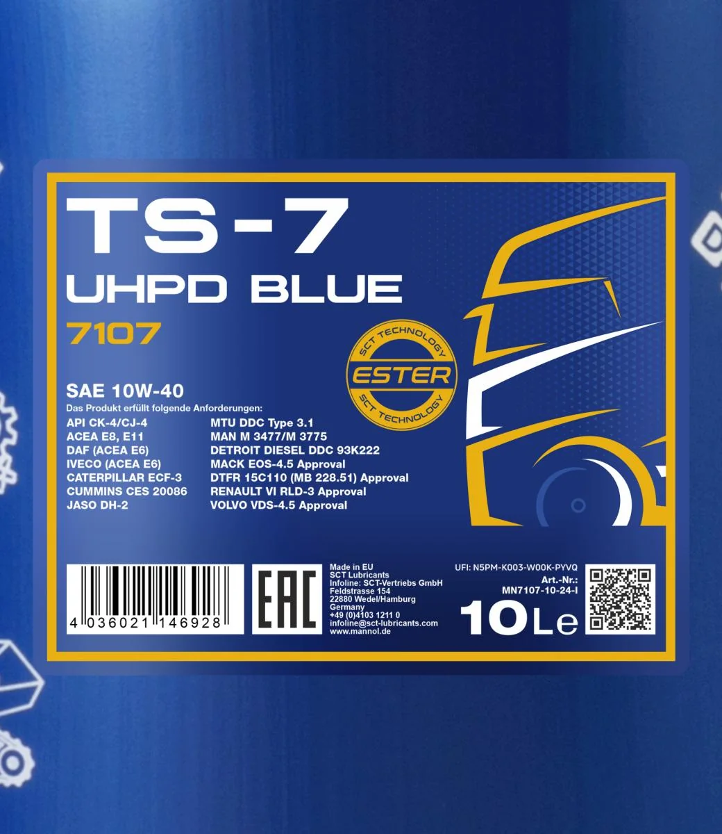 MANNOL® - MN710710 - TS-7 UHPD 10W-40 Blue 10L