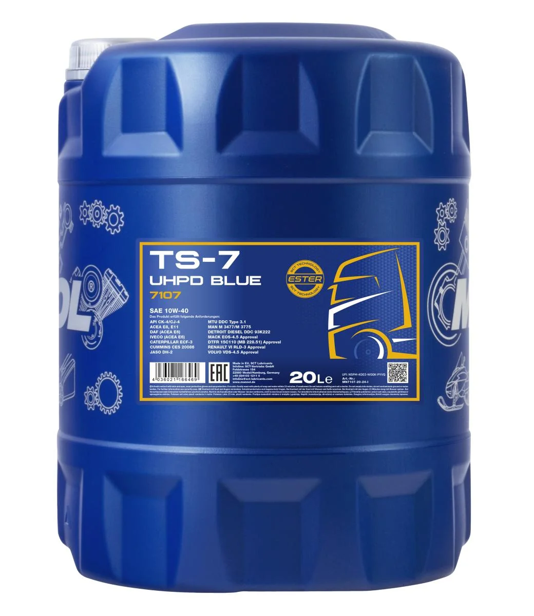 MANNOL® - MN710720 - TS-7 UHPD 10W-40 Blue 20L