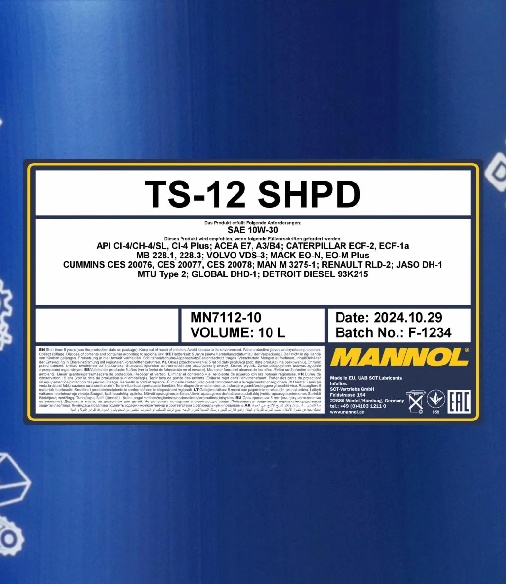 MANNOL® - MN711210 - TS-12 10W-30 10L