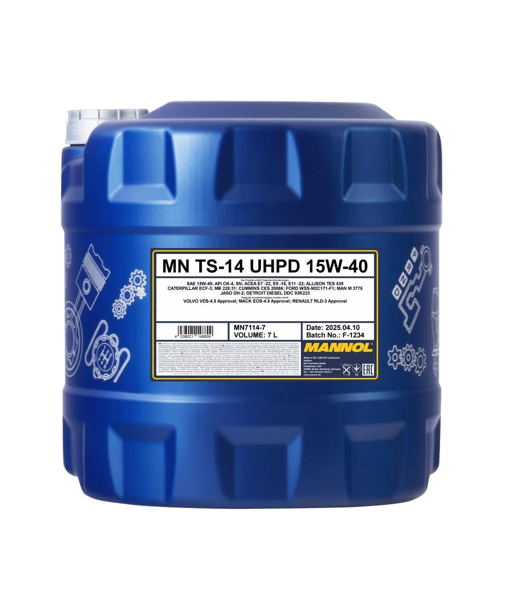 MANNOL® - MN71147 - TS-14 UHPD 15W-40 7L