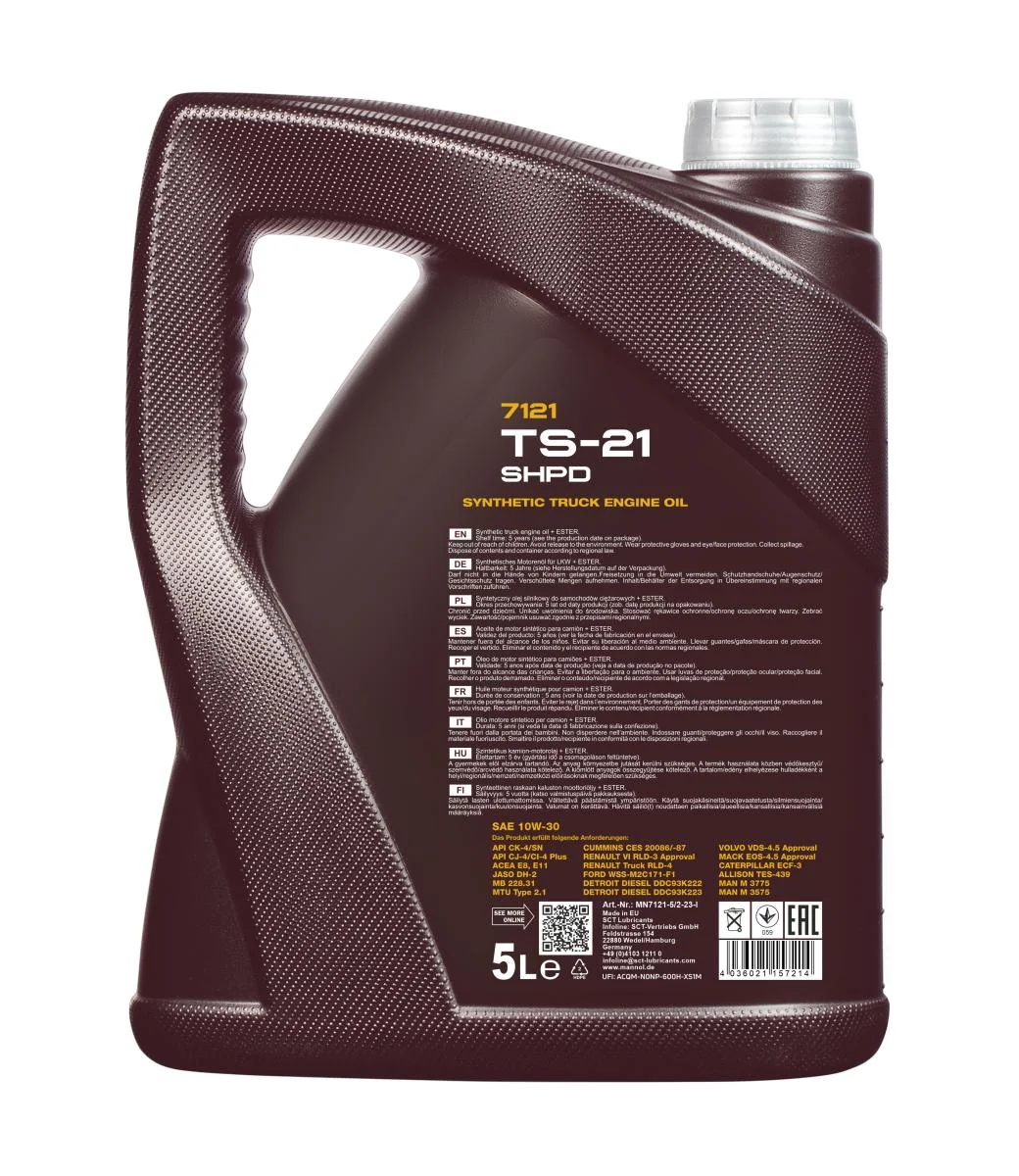MANNOL® - MN71215 - TS-21 10W-30 SHPD 5L