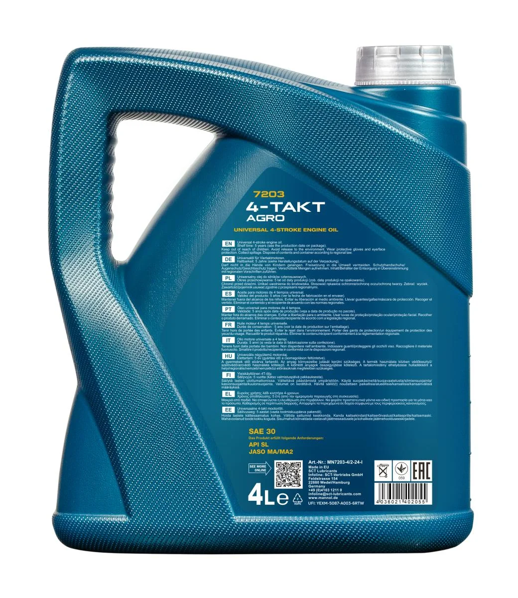MANNOL® - MN72034 - 4-Stroke Agro SAE 30 4L