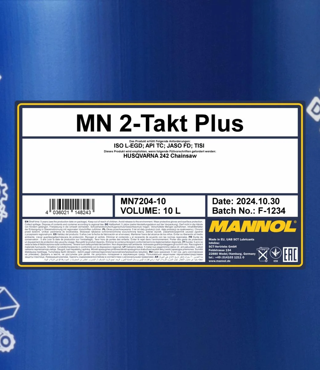 MANNOL® - MN720410 - 2-Stroke Plus 10L