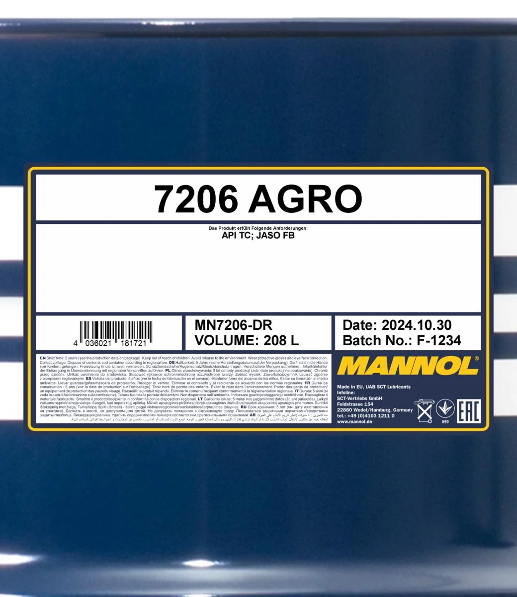 MANNOL® - MN7206DR - Agro 208L