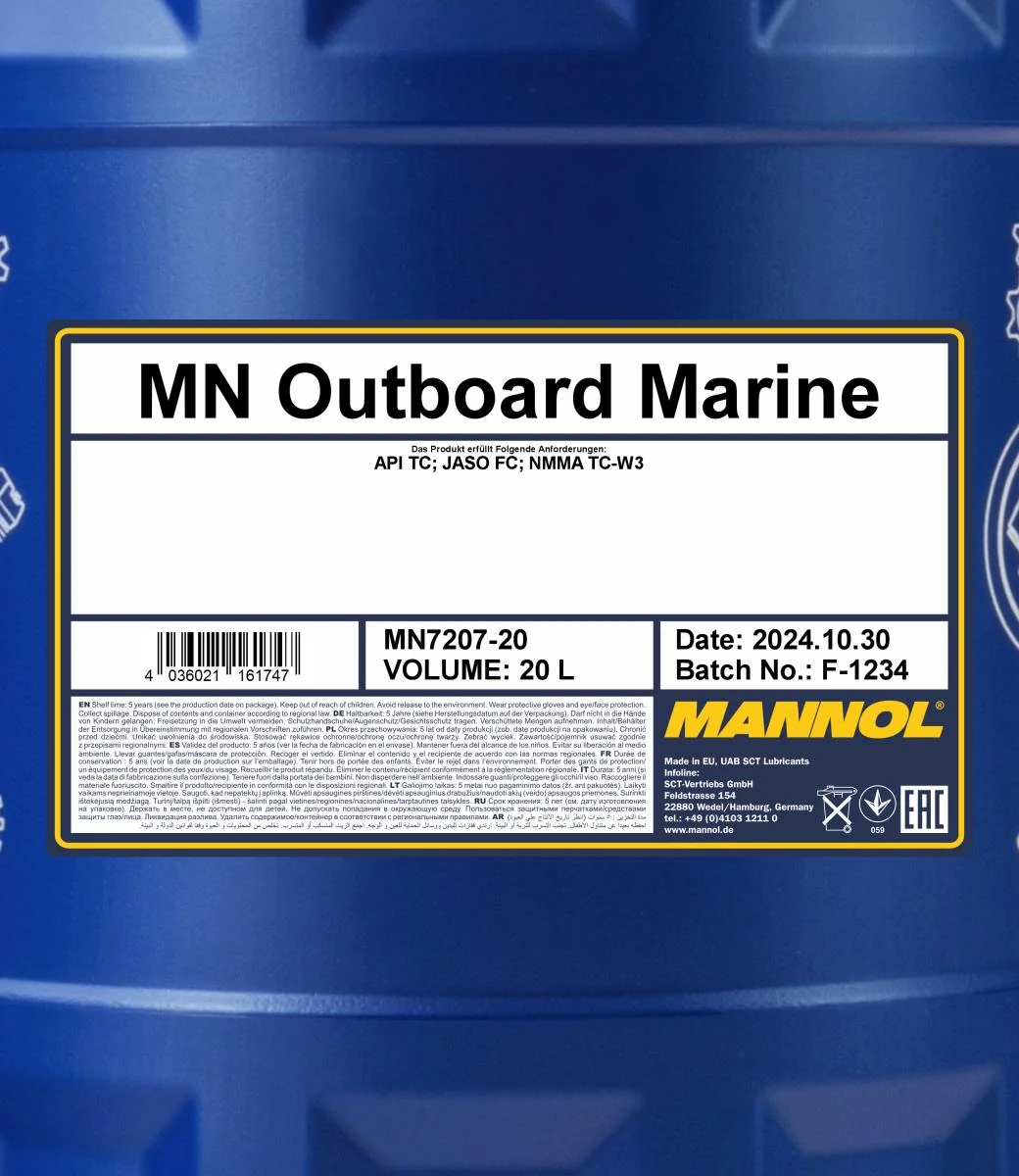MANNOL® - MN720720 - Outboard Marine 20L