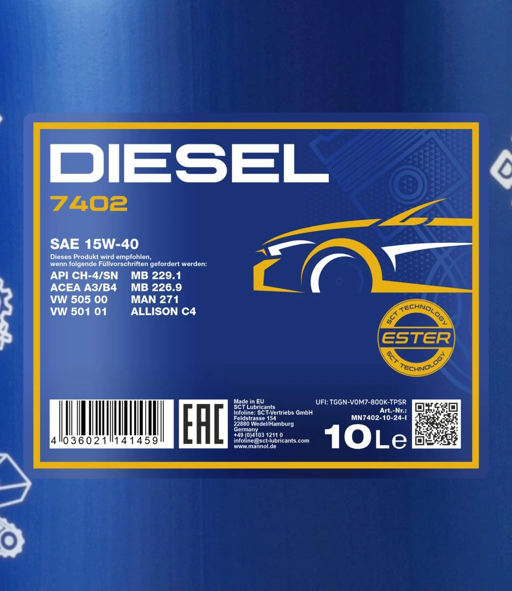 MANNOL® - MN740210 - Diesel 15W-40 10L