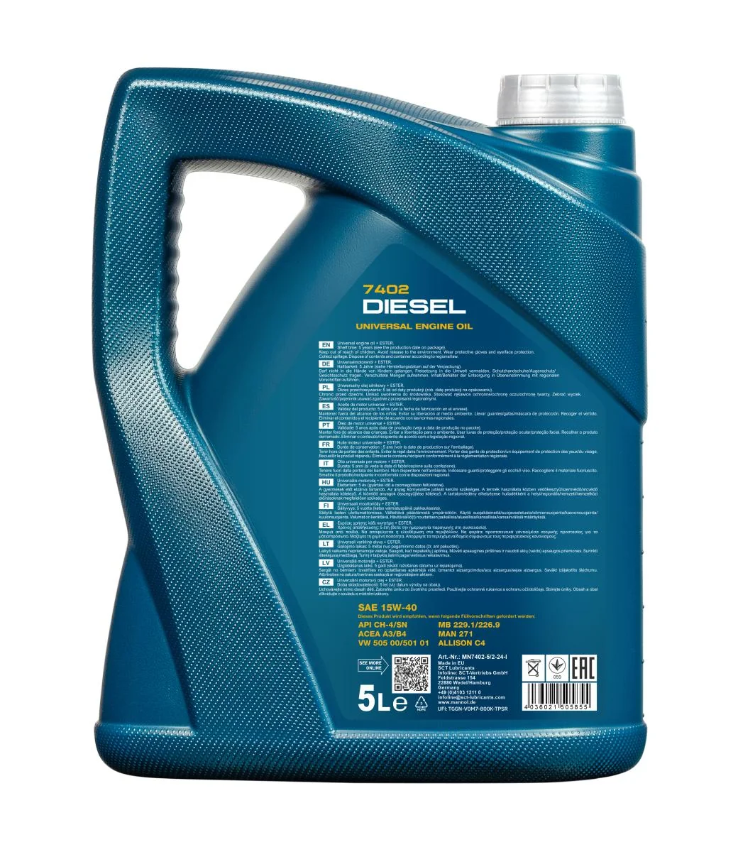 MANNOL® - MN74025 - Diesel 15W-40 5L