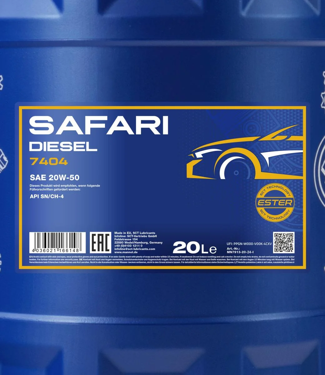 MANNOL® - MN740420 - Safari 20W-50 20L