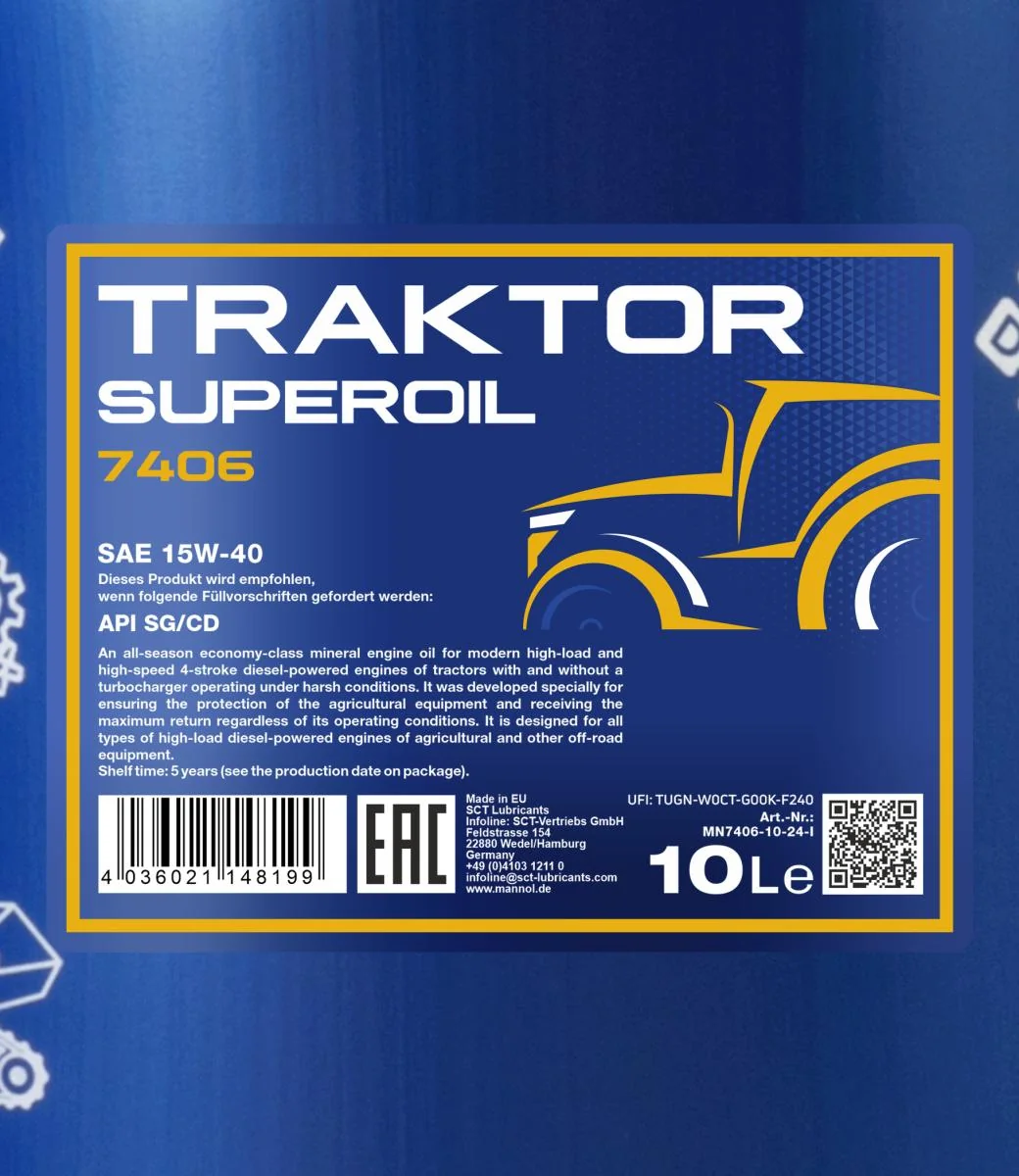MANNOL® - MN740610 - Traktor Superoil 15W-40 10L