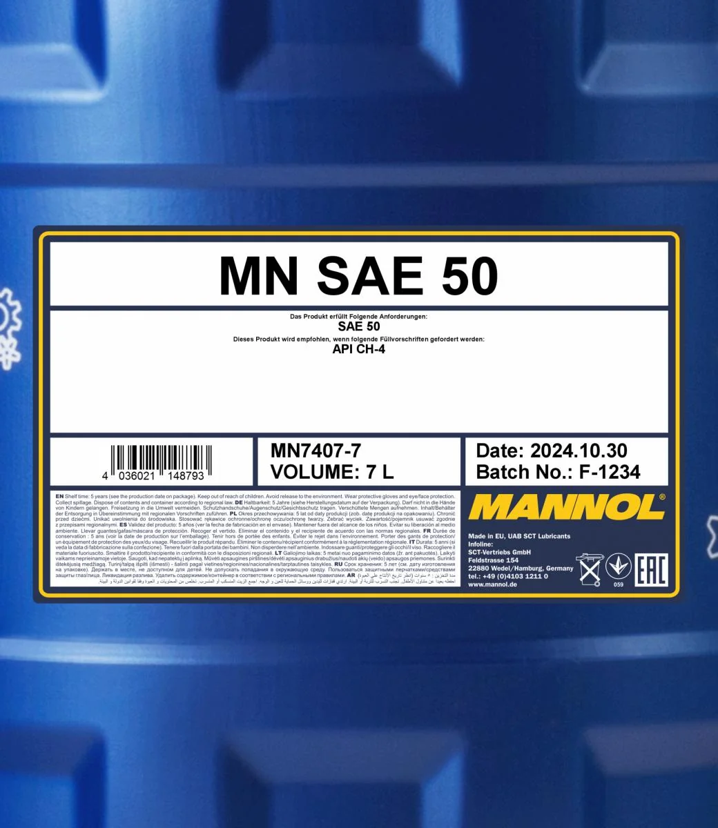 MANNOL® - MN74077 - SAE 50 7L