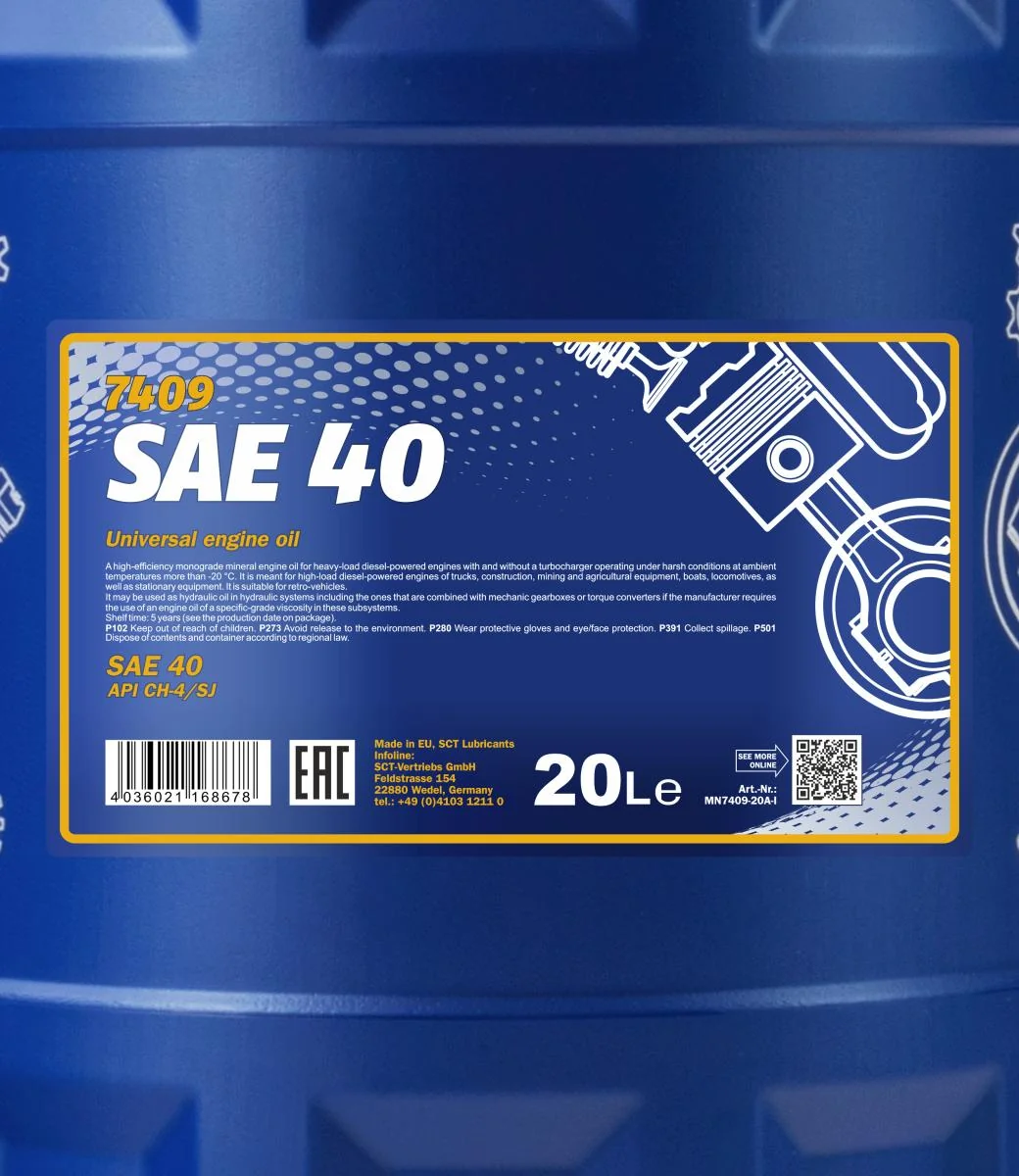 MANNOL® - MN740920 - SAE 40 20L