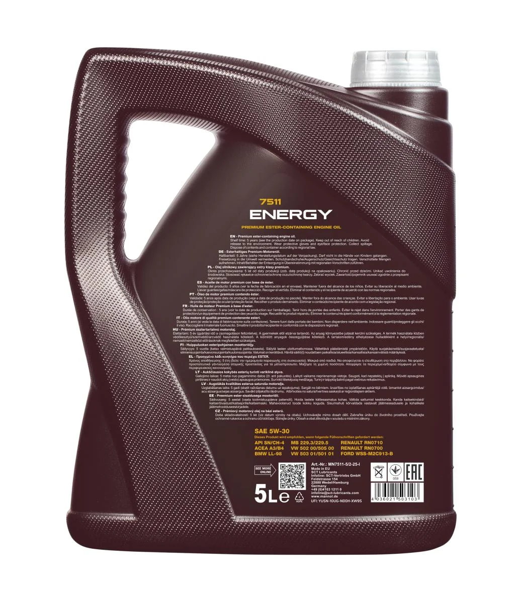 MANNOL® - MN75115 - Energy 5W-30 5L