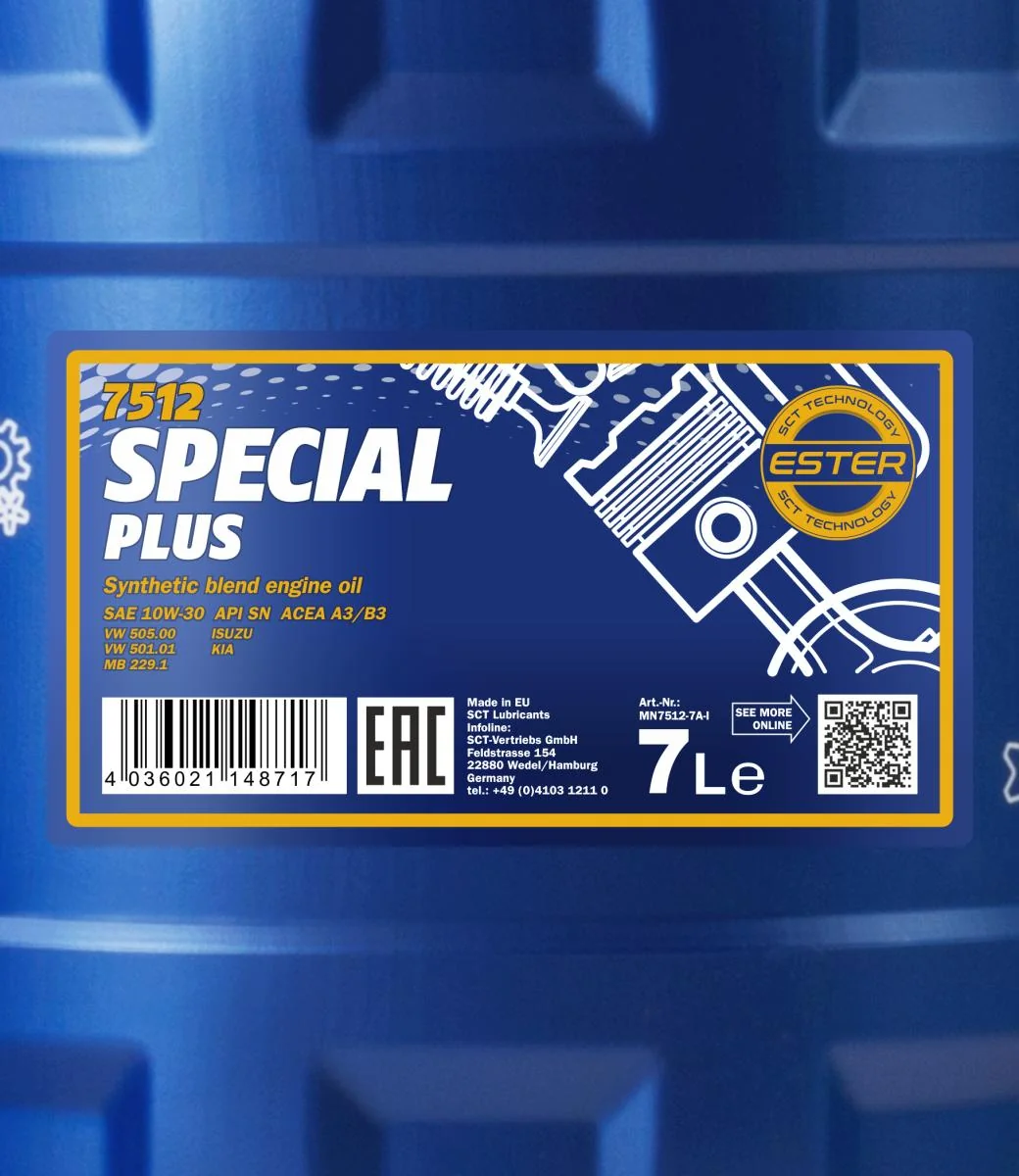 MANNOL® - MN75127 - 7512 Special Plus 10W-30 7L