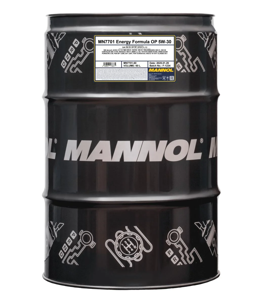 MANNOL® - MN770160 - 7701 Energy Formula OP 5W-30 60l