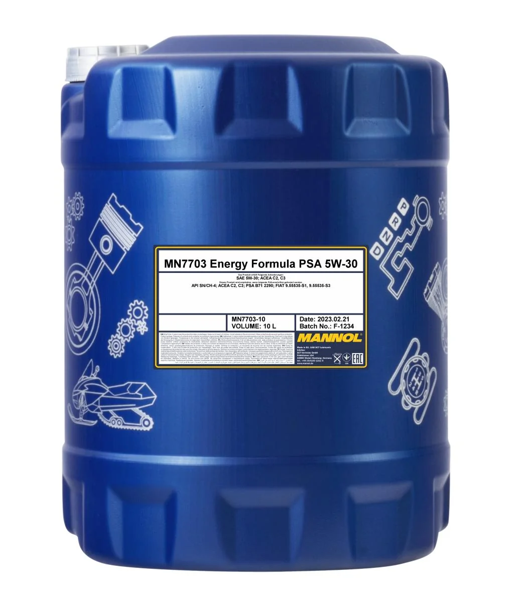 MANNOL® - MN770310 - 7703 Energy Formula PSA 5W-30 10l