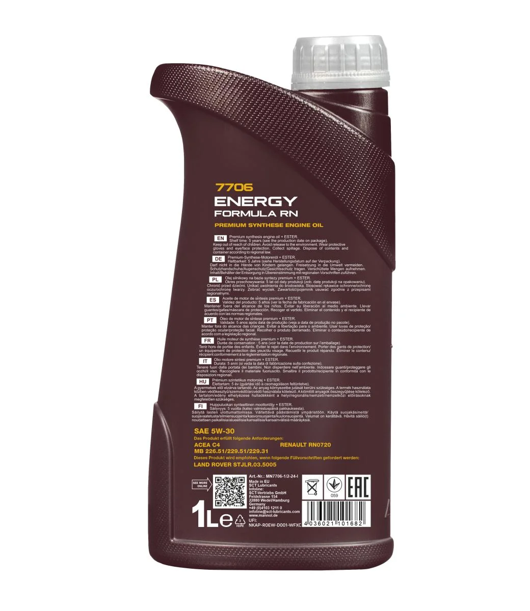MANNOL® - MN77061 - 7706 Energy Formula RN 5W-30 1l