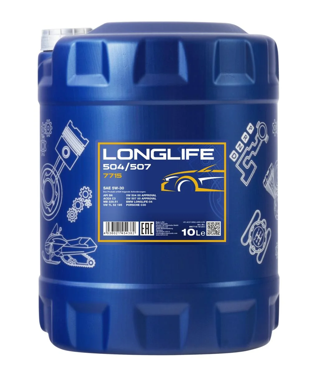 MANNOL® - MN771510 - 7715 Longlife 504/507 5W-30 10l