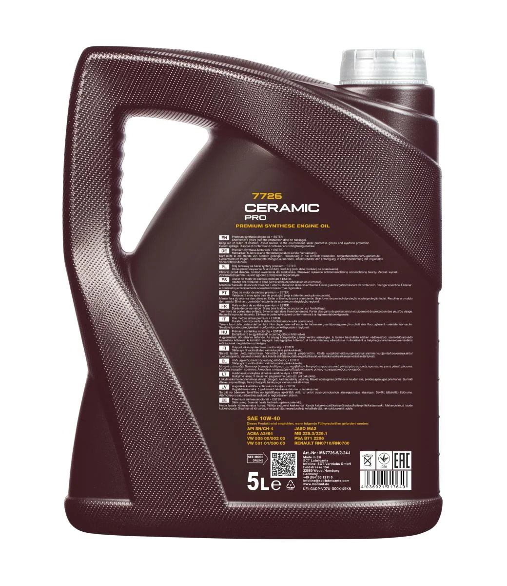 MANNOL® - MN77265 - Ceramic Pro 10W-40 5L