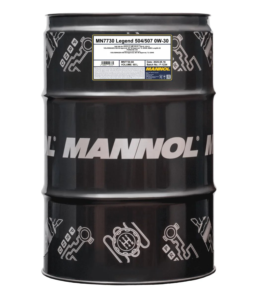 MANNOL® - MN773060 - Legend 504/507 0W-30 60L