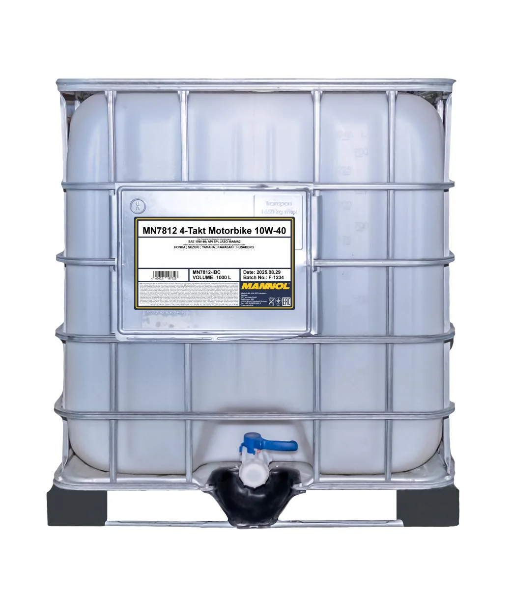 MANNOL® - MN7812IBC - 7812 4-Stroke Motorbike 10W-40 1000L