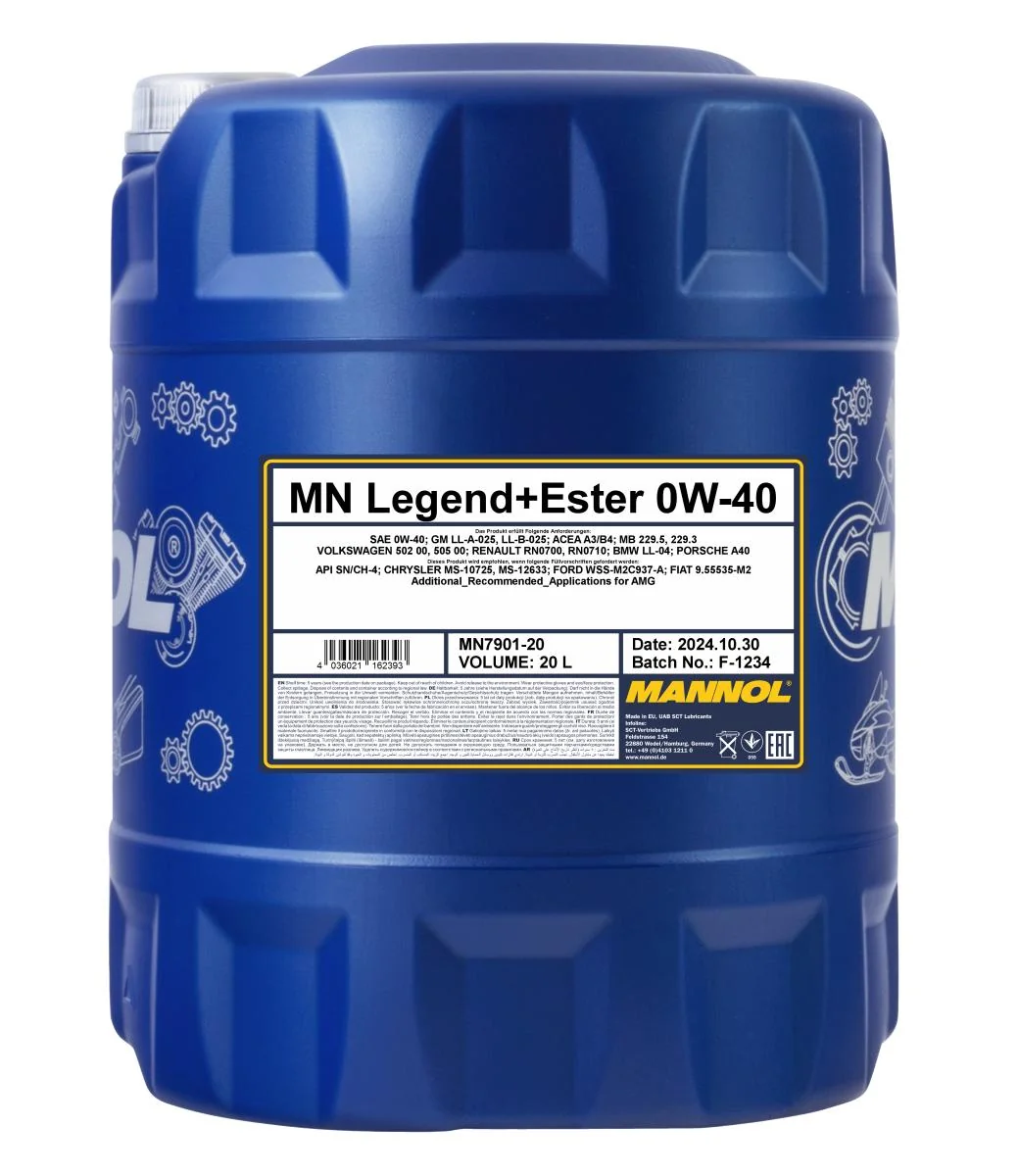 MANNOL® - MN790120 - Legend+Ester 0W-40 20L