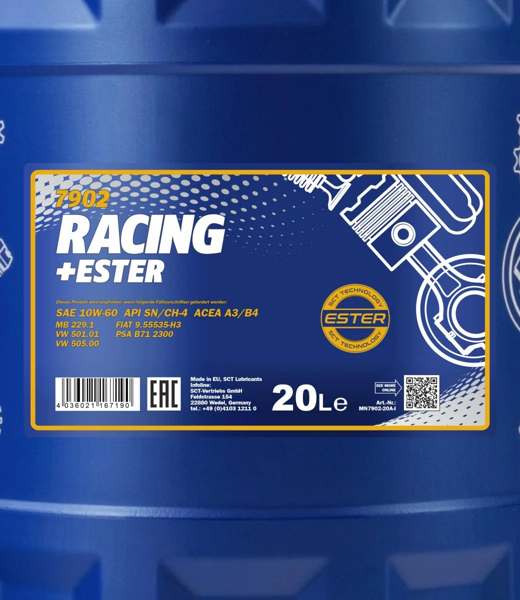 MANNOL® - MN790220 - Racing+Ester 10W-60 20L