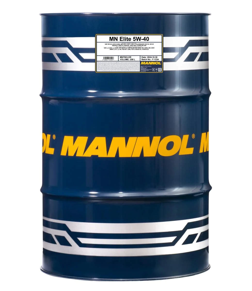 MANNOL® - MN7903DR - Elite 5W-40 208L