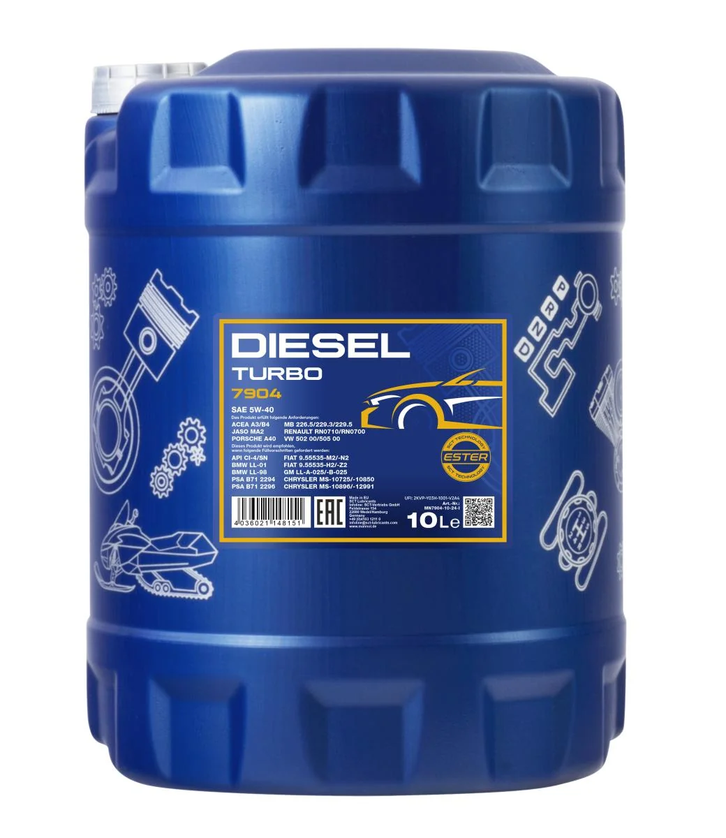 MANNOL® - MN790410 - Diesel Turbo 5W-40 10L